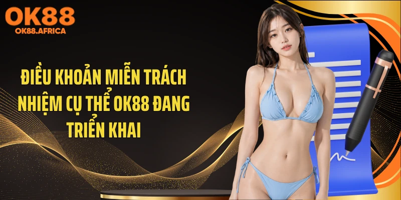 Điều khoản miễn trách nhiệm cụ thể OK88 đang triển khai
